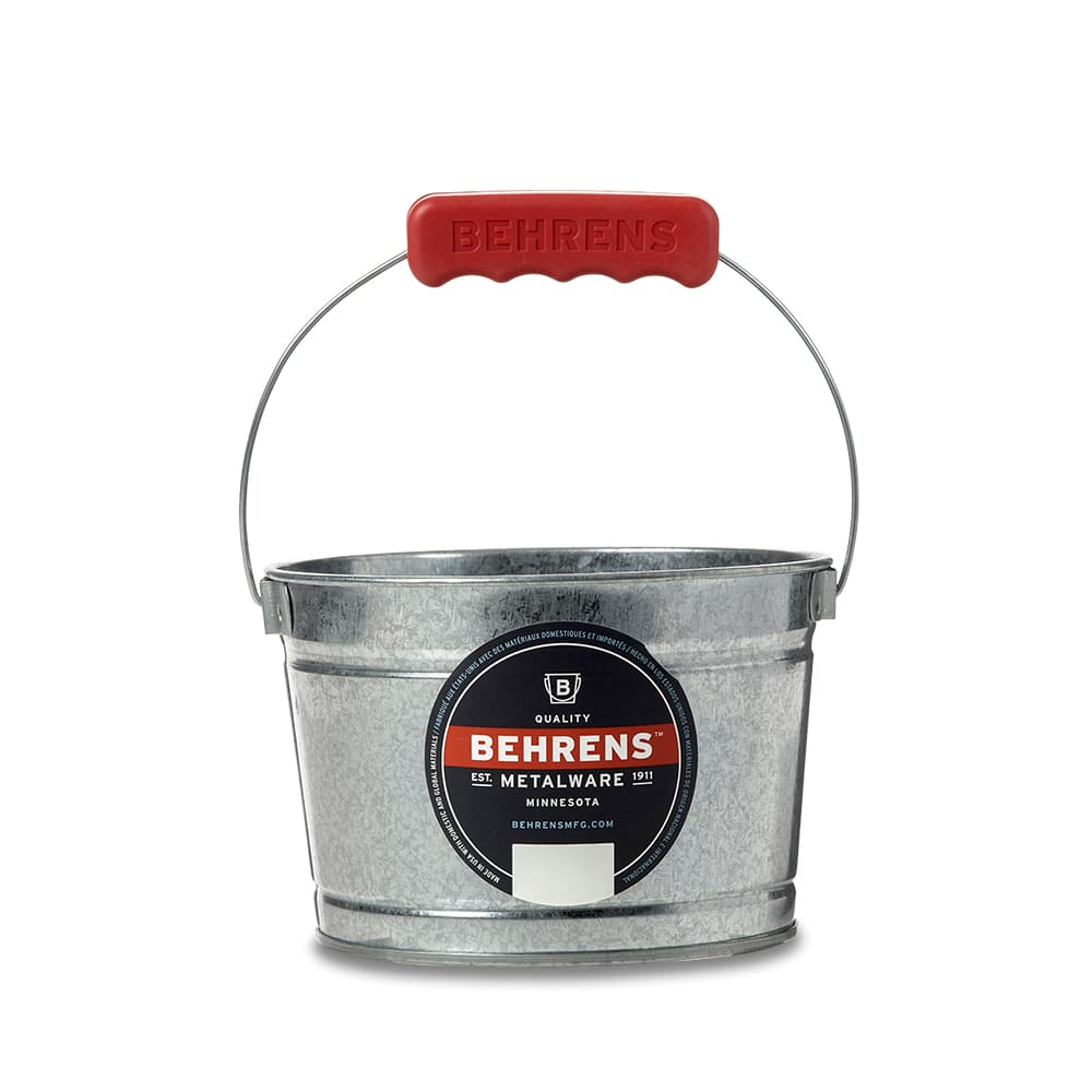 2.5 Quart Galvanized Steel Paint Pail