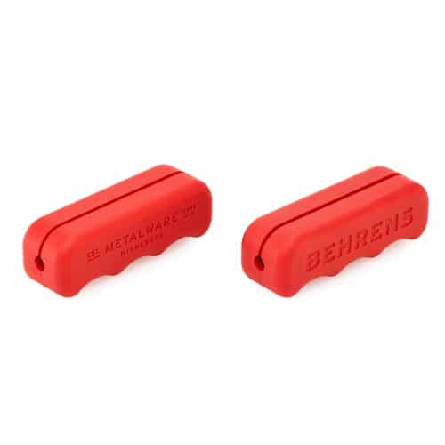 small red silicone red comfort grips for tub handles