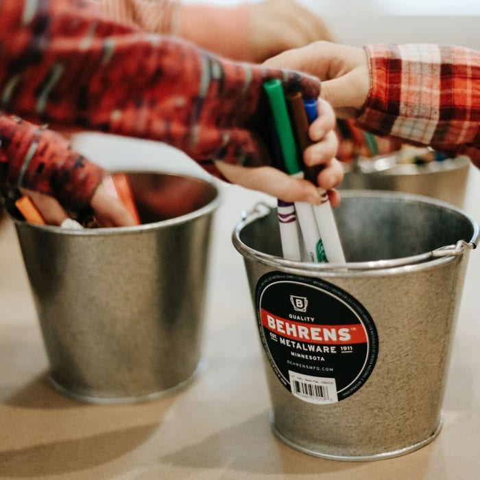 2 gallon Steel Pails, Next Day Shipping