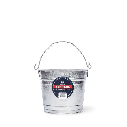 8 Quart Hot Dipped Steel Pail Main