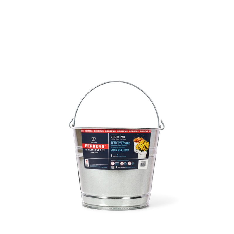 Galvanized Metal Pails & Buckets Behrens Pails