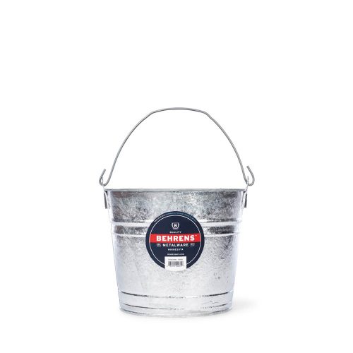 10 Quart Hot Dipped Steel Pail Main