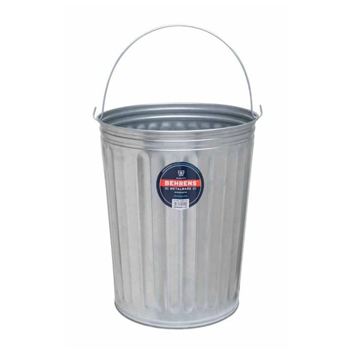20 Gallon Galvanized Steel Underground Liner Trash Can