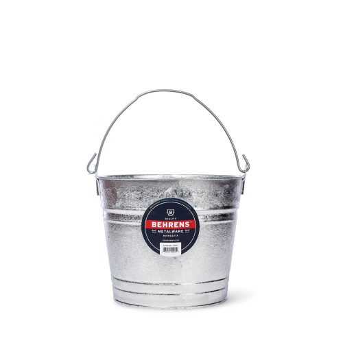 12 Quart Hot Dipped Steel Pail Main