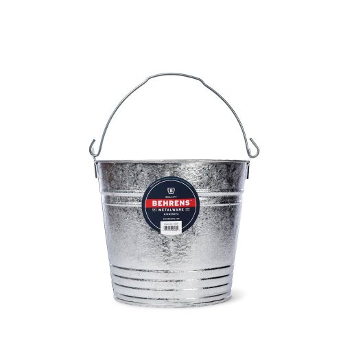 14 Quart Hot Dipped Steel Pail Main