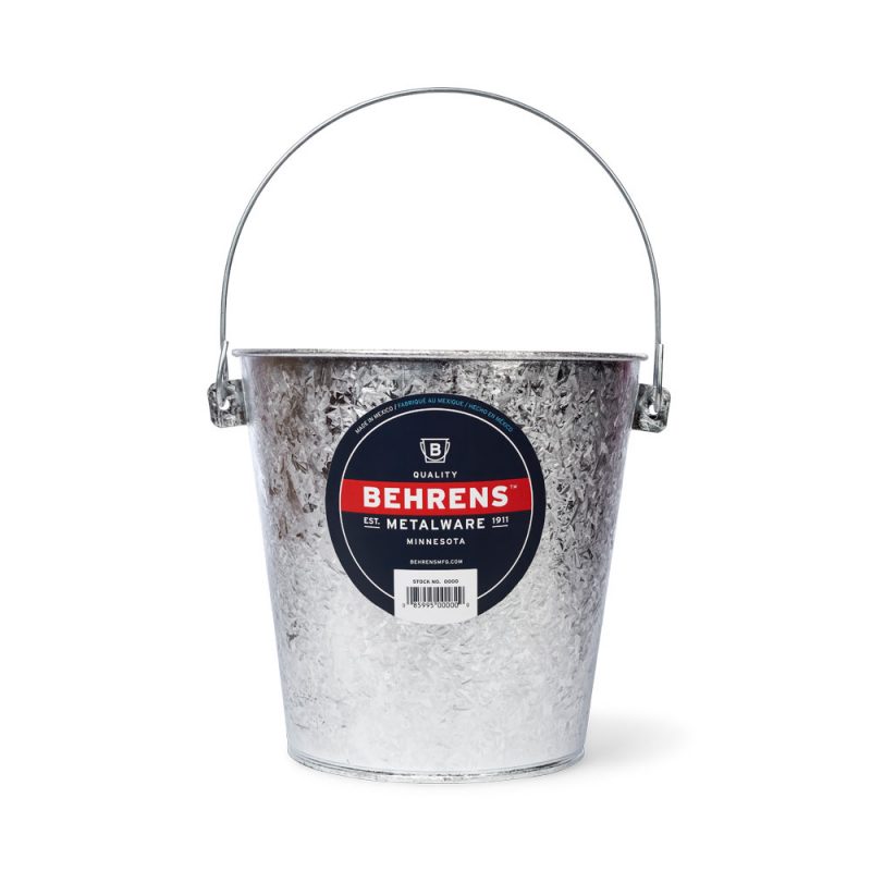 Galvanized Farm Buckets Behrens Galvanized Steel Buckets & Pails