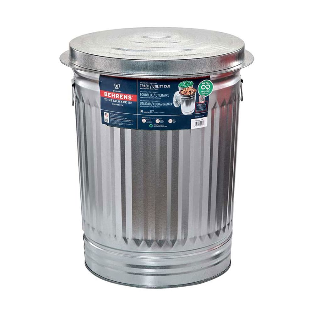 Stainless steel garbage cans discount
