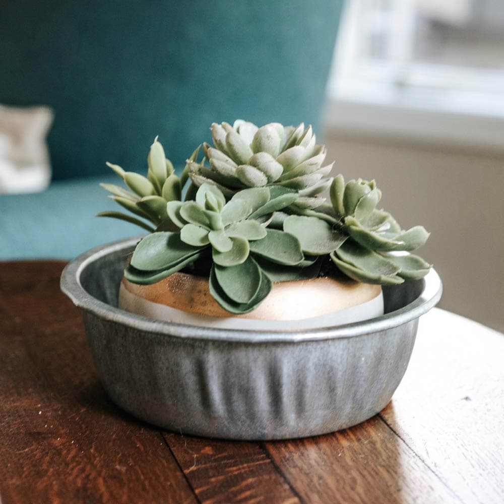 Metalware Classics Galvanized Steel Dish