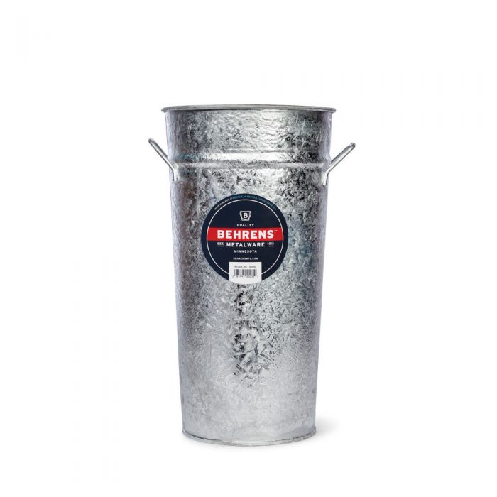 Medium Hot Dipped Galvanized Steel French Flower Bucket