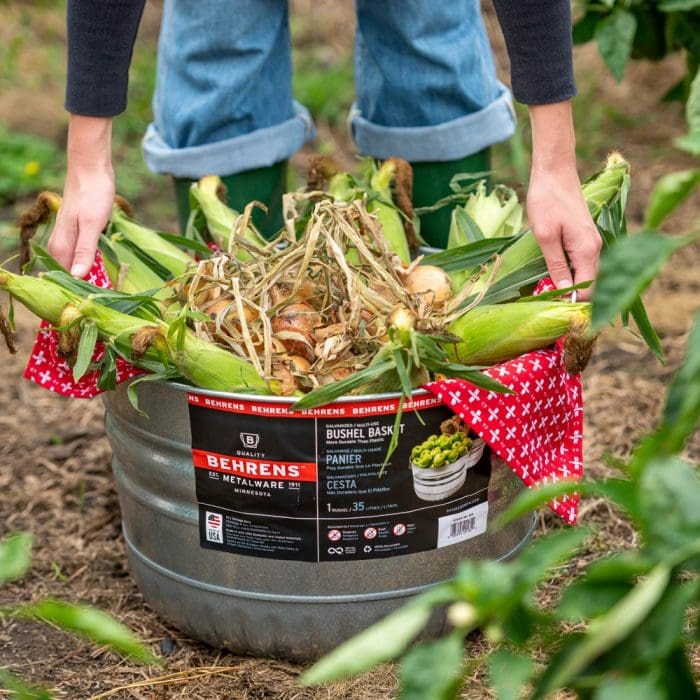 Round Wood Half Bushel Basket - Potter Inc.