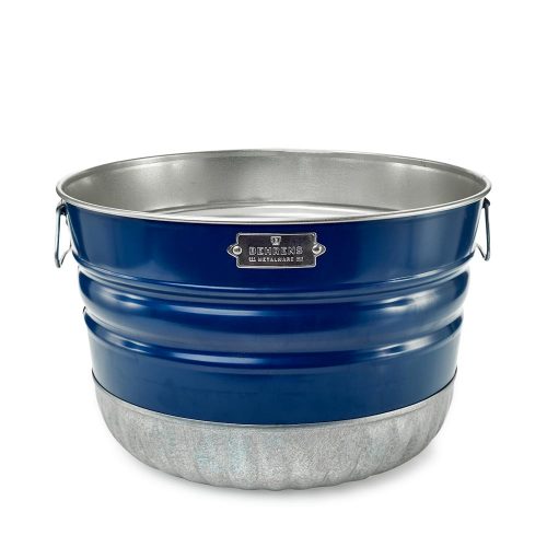 Signature Collection Navy Painted Bushel Basket