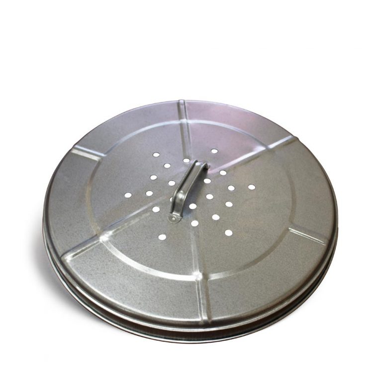 20 Gallon Galvanized Trash Lid Metal Trash Replacement Lid