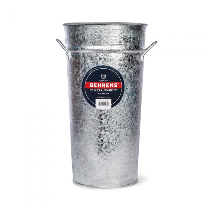 Large Hot Dipped Galvanized Steel French Flower Bucket