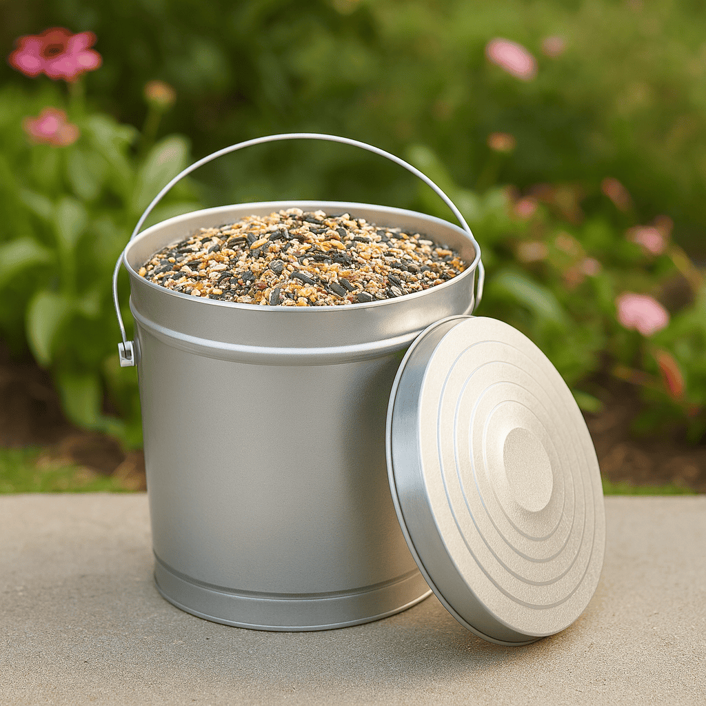 10 Gallon Galvanized Steel Can with Locking Lid - Image 6