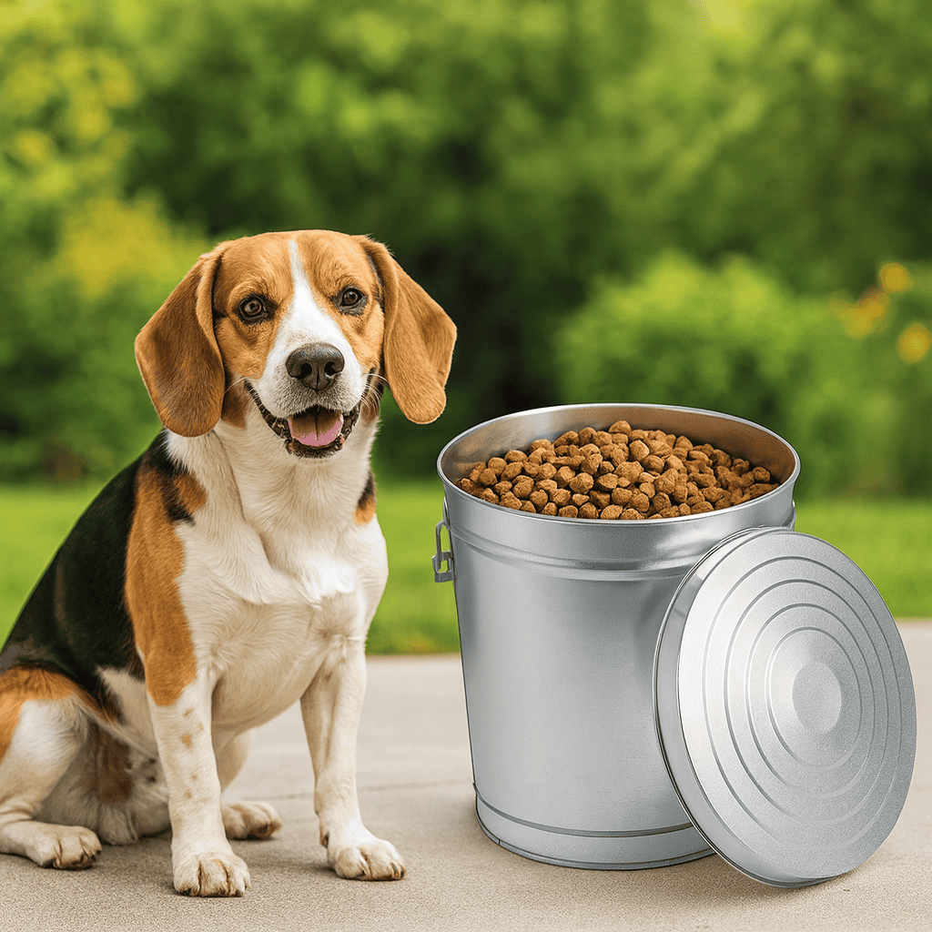 10 Gallon Galvanized Steel Can with Locking Lid - Image 4