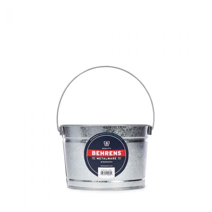 2 and half Quart Galvanized Steel Paint Pail Main