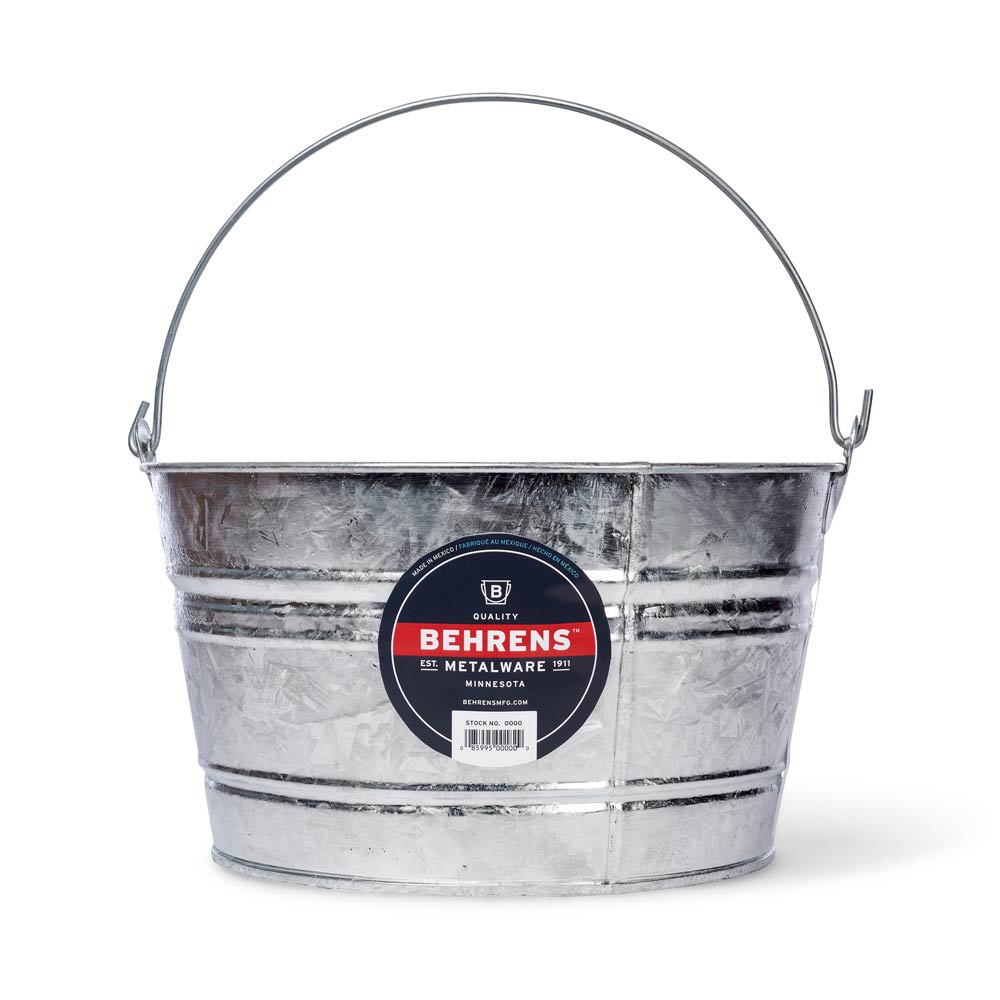 4.25 Gallon Hot Dipped Steel Pail