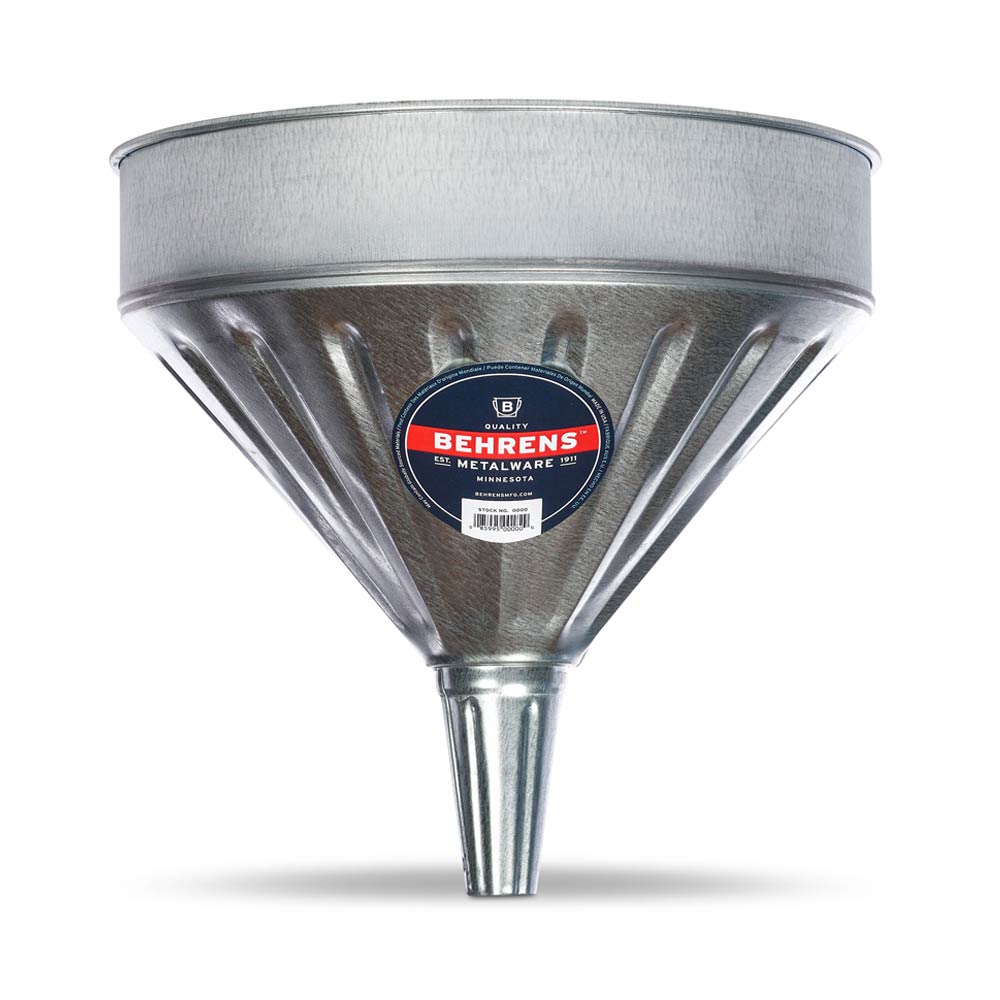 Funnel Behrens  Silver  11-7/8 in H Steel  256 oz