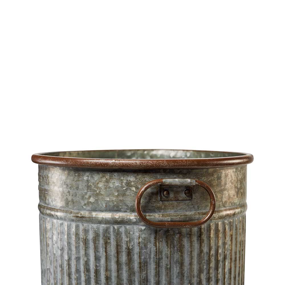 Large Galvanized Planter Tubs Fasci Garden