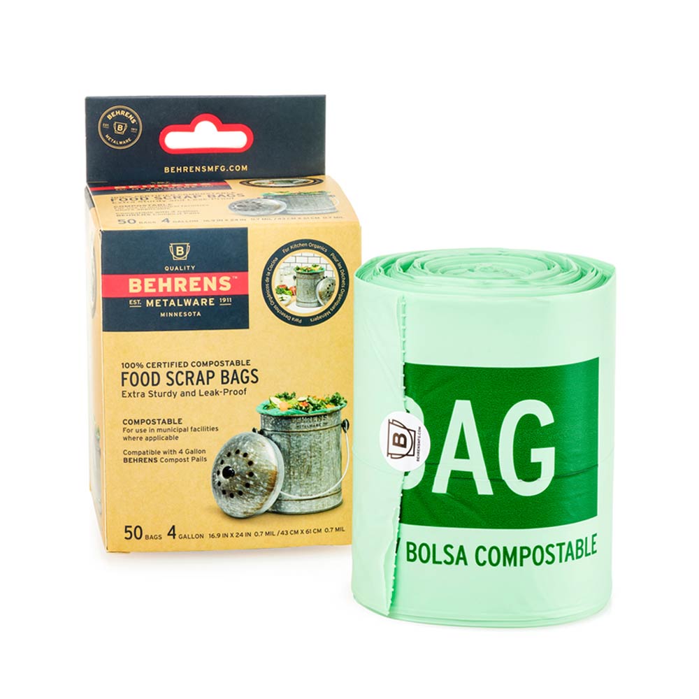 for Good Compostable 4 Gallon Trash Bags 25 Count