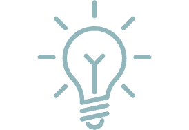 Behrens has bright ideas line drawing of a lightbulb on