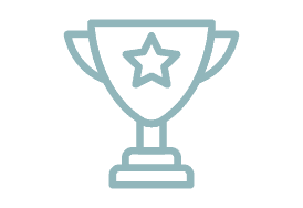 trophy1 line drawing of a trophy